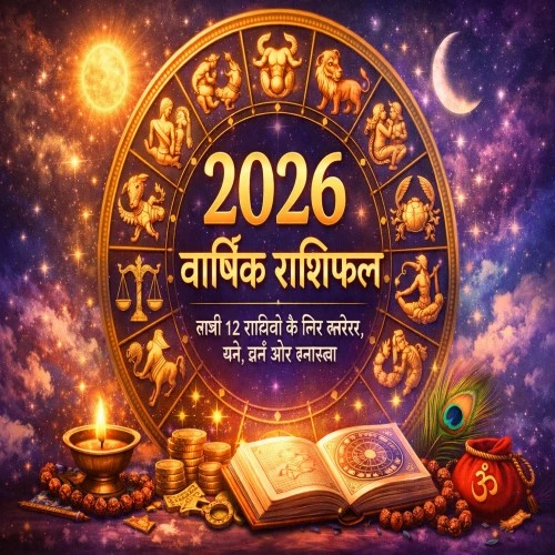 2026 वार्षिक राशिफल | सभी 12 राशियों का भविष्यफल