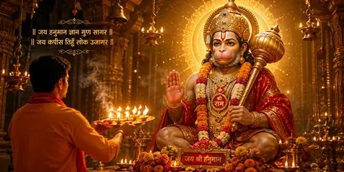 भगवान हनुमान | आरती कीजै हनुमान लला की ।