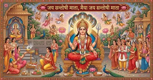 संतोषी माँ आरती | जय सन्तोषी माता,मैया जय सन्तोषी माता।